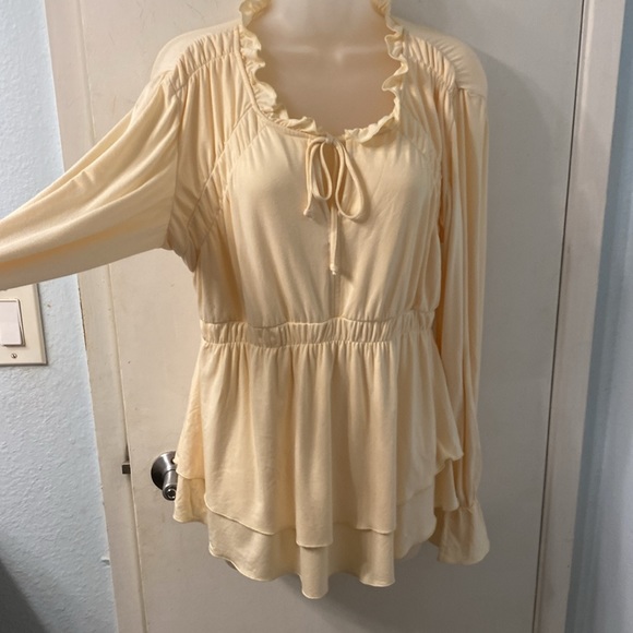 Boston Proper Poet Ruffle Top Size Size S - Picture 5 of 13